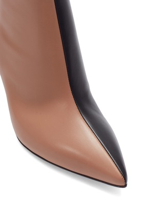 Detail View - Click To Enlarge - GIANVITO ROSSI - Colourblock leather ankle boots