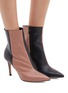 Figure View - Click To Enlarge - GIANVITO ROSSI - Colourblock leather ankle boots