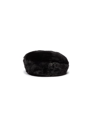 Main View - Click To Enlarge - EUGENIA KIM - 'Mishka' faux fur beret