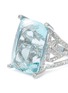Detail View - Click To Enlarge - LC COLLECTION JEWELLERY - Diamond aquamarine 18k white gold ring