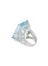 Figure View - Click To Enlarge - LC COLLECTION JEWELLERY - Diamond aquamarine 18k white gold ring