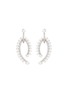 Main View - Click To Enlarge - CZ BY KENNETH JAY LANE - Cubic zirconia glass pearl drop earrings