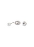 Detail View - Click To Enlarge - CZ BY KENNETH JAY LANE - Cubic zirconia glass pearl detachable ear jacket stud earrings
