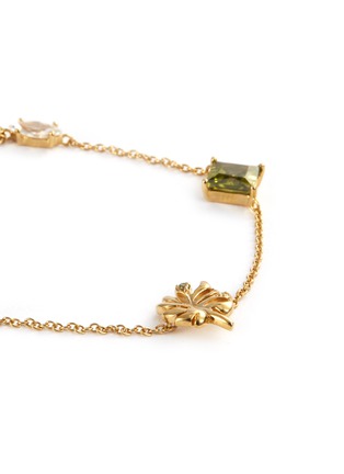 Detail View - Click To Enlarge - ANABELA CHAN - 'Palm' diamond gemstone station bracelet