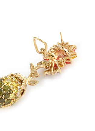 Detail View - Click To Enlarge - ANABELA CHAN - 'Lemon' diamond gemstone drop earrings