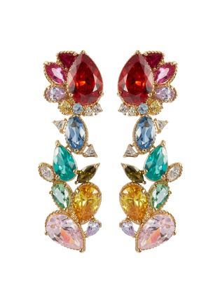 Main View - Click To Enlarge - ANABELA CHAN - 'Garden of Eden' gemstone drop earrings