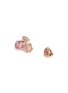 Detail View - Click To Enlarge - ANABELA CHAN - 'Palm' diamond gemstone stud earrings