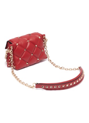 VALENTINO GARAVANI | 'Candystud' mini quilted leather shoulder bag ...