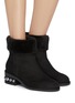 Figure View - Click To Enlarge - NICHOLAS KIRKWOOD - 'Casati' faux pearl heel shearling ankle boots