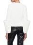 Back View - Click To Enlarge - 10199 - Roll up cuff rib knit sweater