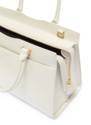 Detail View - Click To Enlarge - SAINT LAURENT - 'Uptown' top handle leather tote