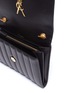 Detail View - Click To Enlarge - SAINT LAURENT - 'Vicky' matelassé leather chain wallet