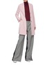 Figure View - Click To Enlarge - HARRIS WHARF LONDON - Notched lapel twill cocoon coat