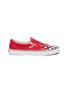 Main View - Click To Enlarge - VANS - 'Classic Slip-On' checkerboard flame canvas skates