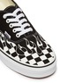 Detail View - Click To Enlarge - VANS - 'Authentic' checkerboard flame canvas sneakers