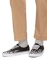 Figure View - Click To Enlarge - VANS - 'Authentic' checkerboard flame canvas sneakers