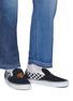 Figure View - Click To Enlarge - VANS - 'Classic Slip-On' tiger embroidered checkerboard panel suede skates