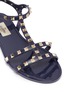 Detail View - Click To Enlarge - VALENTINO GARAVANI - Rockstud caged PVC sandals