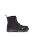 Main View - Click To Enlarge - WINK - 'Cookie' leather kids combat boots
