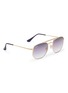 Figure View - Click To Enlarge - RAY-BAN - 'RB3609' metal aviator sunglasses