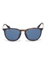 Main View - Click To Enlarge - RAY-BAN - 'Erika' tortoiseshell acetate front metal round sunglasses