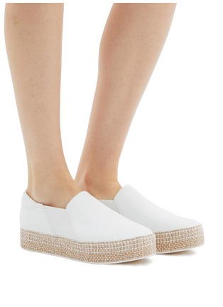 Figure View - Click To Enlarge - VINCE - 'Wilden' leather flatform espadrilles