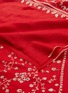 Detail View - Click To Enlarge - LANE'S - Botanical embroidered pashmina scarf