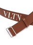 Detail View - Click To Enlarge - VALENTINO GARAVANI - Valentino Garavani Logo print leather belt