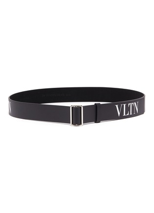 Main View - Click To Enlarge - VALENTINO GARAVANI - Valentino Garavani Logo print leather belt