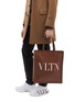 Figure View - Click To Enlarge - VALENTINO GARAVANI - Logo print leather tote