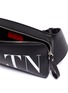 Detail View - Click To Enlarge - VALENTINO GARAVANI - Logo print leather bum bag