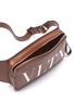 Detail View - Click To Enlarge - VALENTINO GARAVANI - Logo print leather bum bag