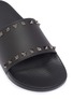 Detail View - Click To Enlarge - VALENTINO GARAVANI - Valentino Garavani Rockstud slide sandals