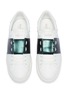 Detail View - Click To Enlarge - VALENTINO GARAVANI - 'Open' colourblock leather sneakers