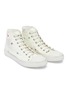 Detail View - Click To Enlarge - SAINT LAURENT - 'Bedford' star print canvas high top sneakers