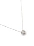Figure View - Click To Enlarge - LAZARE KAPLAN - Diamond 18k white gold swirl pendant necklace