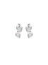 Main View - Click To Enlarge - LAZARE KAPLAN - Diamond 18k white gold marquise stud earrings