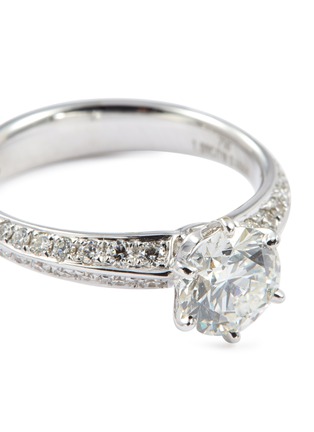 Detail View - Click To Enlarge - LAZARE KAPLAN - Diamond 18k white gold ring