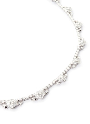 Figure View - Click To Enlarge - LAZARE KAPLAN - Diamond 18k white gold necklace