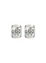 Main View - Click To Enlarge - LAZARE KAPLAN - Diamond 18k white gold stud earrings