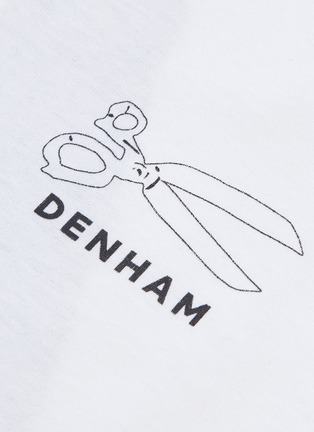  - DENHAM - 'DNA' graphic logo print T-shirt