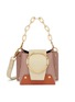 Main View - Click To Enlarge - YUZEFI - 'Mini Delila' oversized ring leather bucket bag