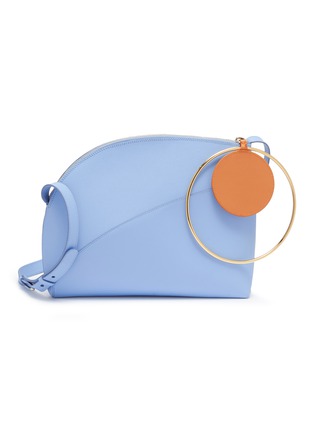 Main View - Click To Enlarge - ROKSANDA - 'Eartha' ring handle medium leather shoulder bag
