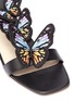 Detail View - Click To Enlarge - SOPHIA WEBSTER - 'Riva' butterfly appliqué leather sandals