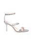 Main View - Click To Enlarge - SOPHIA WEBSTER - 'Rosalind' crystal pavé bead heel satin sandals