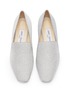 Detail View - Click To Enlarge - JIMMY CHOO - 'Jaida' glitter coated leather loafers