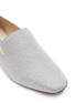 Detail View - Click To Enlarge - JIMMY CHOO - 'Jaida' glitter coated leather loafers