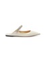 Main View - Click To Enlarge - JIMMY CHOO - 'Bing' glass crystal strap patent leather slides