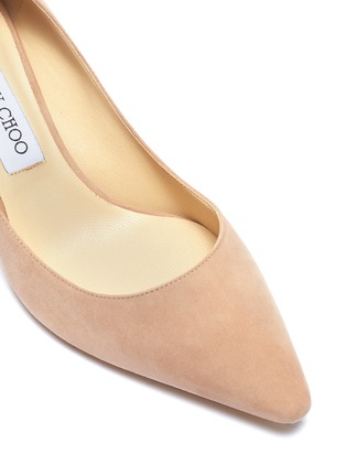 Detail View - Click To Enlarge - JIMMY CHOO - 'Romy 60' suede pumps