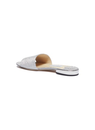 Detail View - Click To Enlarge - JIMMY CHOO - 'Joni' glitter slide sandals